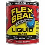 FLEX SEAL Sealant - Synthetic Rubber - Black - 1 lb - 1 FLXLFSBLKR16