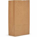 AJM #12 Kraft Paper Grocery Bags - #12 - Natural Kraft - Paper - Grocery, Supplies - Recycled - 500 / Carton AJMGB12NP5CES