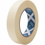Business Source Utility-purpose Masking Tape - 60 yd Length x 1" Width - 3" Core - Tan - Crepe Paper Backing - For Holding, Bundling, Sealing, Masking - 1 Roll BSN16441