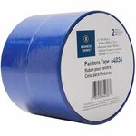 Business Source Multisurface Painter's Tape - 60 yd Length x 2" Width x 5.5 mil Thickness - Blue - For Multi Surface, Ceiling, Baseboard, Door, Window, Trim - 2 / Pack BSN64036