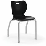 HON SmartLink 4-Leg Chair - Finish: Black - For Guest Room - 4 / Carton HONSL4L18EONP