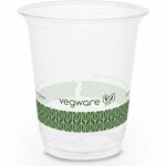 Vegware PLA Cold Cups - 7 fl oz - Clear, Green - Polylactic Acid (PLA) - Cold, Cold Drink, Dessert, Salad - 1000 / Carton VEGR200G