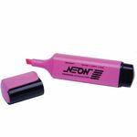 SKILCRAFT&reg; Fluorescent Pink Highlighters - Pink Ink - Flat Barrel - Multipurpose - 1 Dozen NSN3519146