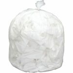 SKILCRAFT&reg; ProPerformance Trash Can Liners - 30 gal Capacity - 37" Length x 30" Width x 0.47 mil (12 Micron) Thickness - High Density - Clear - Garbage, Paper Sheet, Office, Kitchen, Bathroom, Can Liner - 500 / Box NSN5171366