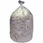 SKILCRAFT&reg; Linear Trash Can Liners - 60 gal Capacity - 58" Length x 38" Width x 0.80 mil (20 Micron) Thickness - Low Density - Clear - Linear Low-Density Polyethylene (LLDPE) - Garbage, Multipurpose, Disposal, Can Liner - 125 / Carton NSN5171367