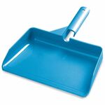 SKILCRAFT&reg; Short Handle Dust Pan - 3.50" Handle - Plastic - Blue - 1 Each NSN6160109