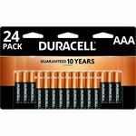 Duracell CopperTop Alkaline AAA Batteries - For Smoke Alarm, Flashlight, Lantern, Calculator, Pager, Door Lock, Camera, Recorder, Radio, CD Player, Medical Equipment, ... - AAA - 1.5 V - 24 / Pack DURMN2400B24Z