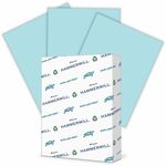 Hammermill 24lb Color Paper - Letter - 8 1/2" x 11" - 24 lb Basis Weight - Jam-free, Eco-friendly - Blue - 500 Sheets per Ream - 10 / Carton HAM103671CT