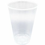 Genuine Joe Transparent Cups - 10 fl oz - Transparent, Clear - Plastic - Cold, Beverage, Picnic - 100 Cups/Bag - 10 / Carton GJO10508