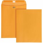 Business Source #97 Clasp Envelopes with Gummed Closure - Shipping - #97 - 10" Width x 13" Length - 28 lb - Clasp/Gummed Flap - Kraft - Kraft - 250 / Carton BSN35266