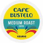 Caf&eacute; Bustelo K-Cup, Pod Medium-Roast K-Cup Coffee Pods - Compatible with Keurig Brewer - Medium - K-Cup, Pod - Dark Chocolate - Kosher - 22 / Box GMT2861