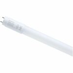 Satco LED Type-A T8 Tube Bulbs - 10 W - 1800 lm - Linear - T8 Size - Frosted - White, Soft White, Daylight Light Color - G13 Base - 50000 Hour - 6500&deg;K Color Temperature - 80 CRI - 220&deg; Beam Angle - Dimmable - 25 / Carton SDNS21917