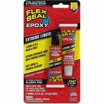 FLEX SEAL Extreme Liquid 2-Part Epoxy - 0.50 fl oz - Black - 8 / Carton FLXEFSBLKR2X15