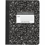 Roaring Spring Quad-Ruled Composition Notebooks - 80 Sheets - 160 Pages - Sewn/Tapebound - Both Side Ruling Surface - Quad Ruled Front Ruling - Red Margin - 15 lb Basis Weight - 9 3/4" x 7 1/2" Sheet Size - 9.8" Width x 7.5" Depth - White Paper - Black Ma ROA77227CT