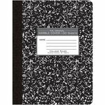 Roaring Spring 100-sheet College Ruled Comp. Book - 100 Sheets - 200 Pages - Sewn/Tapebound - Both Side Ruling Surface - College Ruled Front Ruling - Red Margin - 15 lb Basis Weight - 9 3/4" x 7 1/2" Sheet Size - 9.8" Width x 7.5" Depth - White Paper - Bl ROA77264CT