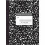 Roaring Spring Quad-Ruled Composition Notebooks - 80 Sheets - 160 Pages - Printed - Sewn/Tapebound - Both Side Ruling Surface - Quad Ruled Front Ruling - 15 lb Basis Weight - 10 1/4" x 7 7/8" Sheet Size - 10.1" Width x 7.9" Depth - White Paper - Black Mar ROA77475CT