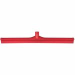 Sparta 24" Single-Blade Floor Squeegee - Rubber, Thermoplastic Rubber (TPR) Blade - 3.5" Height x 1" Width x 24" Length - Durable, Rust Resistant, Bend Resistant - Red - 1Each CFS3656805