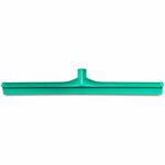 Sparta 24" Single-Blade Floor Squeegee - Rubber, Thermoplastic Rubber (TPR) Blade - 3.5" Height x 1" Width x 24" Length - Durable, Rust Resistant, Bend Resistant - Green - 1Each CFS3656809