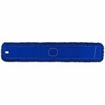Genuine Joe Fringed Dust Mops - Looped Ends, Machine Washable, Reusable, Launderable - Blue - 1 Carton GJO01287