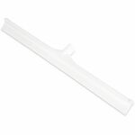 Sparta 24" Single-Blade Floor Squeegee - Rubber, Thermoplastic Rubber (TPR) Blade - 3.5" Height x 1" Width x 24" Length - Durable, Rust Resistant, Bend Resistant - White - 1Each CFS3656802