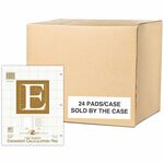 Roaring Spring Engineer Calculation Pad - 100 Sheets - 200 Pages - Plain/Printed - Glued - 3 Hole(s) - 20 lb Basis Weight - Letter - 8 1/2" x 11" Sheet Size - 0.30" Height x 8.5" Width x 11" Depth - Buff Paper - Beige Cover - Heavyweight, Smooth, Acid-fre ROA95182CT