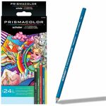 Prismacolor Scholar Colored Pencils - Assorted Lead - 24 / Pack SAN2226806