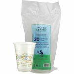World Centric Cup - 16 fl oz - Clear - Plastic, Polylactic Acid (PLA) - Cold, Beverage, Iced Coffee, Smoothie, Iced Tea, Cold Drink, Cafe, Restaurant, Deli - 20 / Pack WORCPRTCS16