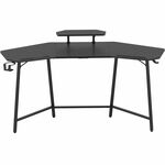 Techni Sport Guardian Gaming Desk - Black Top - 4 Legs - 110 lb Capacity - 63" Table Top Width x 29.50" Table Top Depth - 35" Height - Gaming, Monitor, Accessories - Assembly Required - Black - Medium Density Fiberboard (MDF) Top Material - Steel Frame Ma RTATS98DBK