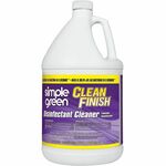 Simple Green Clean Finish Disinfectant Cleaner - For Hard Surface, Nonporous Surface - 128 fl oz (4 quart) - Recommended For: Bacteria Remover, Dirt Remover, Grime Remover - Deodorize - Green SMP2801128