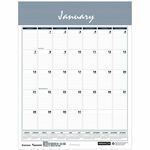 SKILCRAFT&reg; Monthly Wall Calendars - Julian Dates - Monthly - 12 Month - January 2027 to December 2027 - 1 Month Single Page Layout - Letter - 8 1/2" x 11" Sheet Size - Wire Bound - Wall Mount - 1 Each NSN6935085