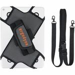 Ergodyne Squids Carrying Case (Holster) for 7" to 10" Apple iPad Tablet - Gray - Heat Resistant, Stretch Resistant - Shoulder Strap, Hand Strap, Handle EGO19140