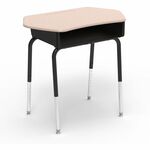 Lorell League Adjustable-Height Open-Front Student Desks - x 33" Width x 20" Depth - Finish: Sandstone - Sandstone Table Top - Durable, Storage Space - For Student, Desk, Storage LLR83092SSPL