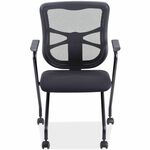 Alera Elusion Chair - Black Seat Color - Fabric Seat Material - Black Back Color - Mesh Back Material - Black Frame Color - Steel Frame Material - Four-legged Base - Black - Armrest - 2 / Carton ALEEL4914