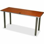 Lorell Essentials Wall-Mounted Hutches with Wood Doors - 17" Height x 72" Width x 15" Depth - 4 Door(s) - Material: Laminate - Finish: Mahogany - Wall Mountable, Laminated - For Storage, Workspace LLR69360