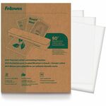 Fellowes Sustainable Laminating Sheets - Sheet Size Supported: Letter 8.50" Width x 11" Length - Laminating Pouch/Sheet Size: 3 mil Thickness - for Laminator - Dry Erase Friendly, Photo-safe, Water Resistant, Bubble-free - Clear FEL100145864