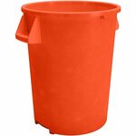Carlisle Bronco Round Waste Containers - Open Top - Round - Manual - For Food Service - Stackable, Durable, Reinforced, Ergonomic Handle, Integrated Cinch - 31.6" Height x 24.2" Width x 24.2" Depth - Linear Low-Density Polyethylene (LLDPE), Plastic - Oran CFS84104424