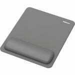 Fellowes Breyta Mousepad Wrist Rest - Gray - 0.68" Height x 7.87" Width x 9.44" Depth - Gray - Dust Resistant - Mouse - Retail FEL100145420