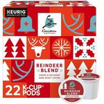 Caribou Coffee&reg; K-Cup Reindeer Blend Coffee - Compatible with Keurig K-Cup Brewer - Dark - K-Cup - Reindeer Blend GMT8238
