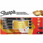 Sharpie Creative Markers - Fine Marker Point - Assorted Metallic Ink - Acrylic Based, Water Based - Multipurpose SAN2221928