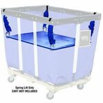 Royal Basket Trucks Spring Lifts for Basket Trucks - 150 lb Load Capacity - 38" Length x 26" Width - Ergonomic Design, Wear Resistant, Tear Resistant - Vinyl - Blue RBTR18BBXSLN