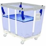Royal Basket Trucks Spring Lifts for Basket Trucks - 150 lb Load Capacity - 36" Length x 24" Width - Ergonomic Design, Wear Resistant, Tear Resistant - Vinyl - Blue RBTR14BBXSLN