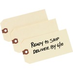 Avery&reg; Unstrung Shipping Tags, 11.5 pt. Stock, 5-1/4" x 2-5/8" , 1,000 Manila Hang Tags - 5.20" Length x 2.62" Width - Rectangular - Card Stock - Manila - 1000 / Box AVE12306