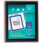 Avery Flexi-View Presentation Book - Letter - 8 1/2" x 11" Sheet Size - 48 Sheet Capacity - Pocket(s): Internal - Polypropylene - Non-stick, Spill-free, Preprinted, Lightweight - 1 Each AVE47690