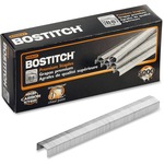 Bostitch PowerCrown Premium Staples - 1/4" Leg - 1/2" Crown - Chisel Point - Silver - High Carbon Steel - 1.1" Height x 0.5" Width x 0.3" Length - 210 Per Strip - 5000 / Box BOSSTCR211514