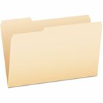 Pendaflex 1/3 Tab Cut Legal Top Tab File Folder - 8 1/2" x 14" - 3/4" Expansion - Top Tab Location - Assorted Tab Position - 11 pt. - 1 Plys - Manila - Corner - 100 / Box PFX75313