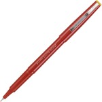 Pilot Marker Pens - Extra Fine Pen Point - 0.3 mm Pen Point Size - Red Ink - Red Plastic Barrel - Metal Tip - 12 / Dozen PIL11007