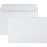 Quality Park 6 x 9 Booklet Envelopes with Open Side for Easy Insertion - Catalog - #6 1/2 - 6" Width x 9" Length - 24 lb - Gummed - White - 100 / Box QUA37113