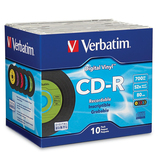 Verbatim Digital Vinyl 94439 CD Recordable Media - CD-R - 52x - 700 MB - 10 Pack Jewel Case