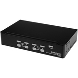 StarTech.com 4 Port 1U Rack Mount USB PS/2 KVM Switch