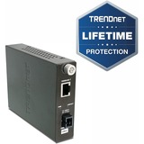 TRENDnet Intelligent 1000Base-TX to 1000Base-FX Dual Wavelength Single Mode SC Fiber Converter
